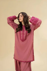 Lazuli - Winter 2PC Dhanak Embroidered Suit - KP3371